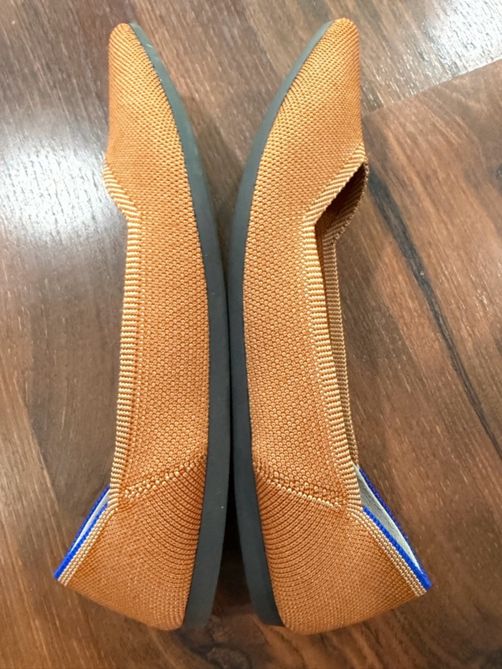 Rothy's Ballet Flats The Point Amber Textile Womens Size 8 Comfort Shoes - Picture 6 of 7